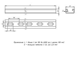 Профиль STRUT 41х21х2,0х3000 stp41213x2,0 EKF