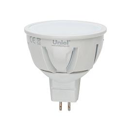 Лампа светодиодная 5 Вт GU5.3 JCDR 4500К 450Лм матовая 175-250В софит Palazzo ( LED-JCDR-5W/NW/GU5.3/FR ALP01WH ) 07911 Uniel