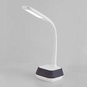 Лампа светодиодная настольная 12Вт с динамиком 80417/1 белый a045353 Eurosvet