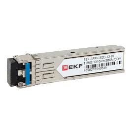 SFP модуль 1,25 Гбит двойное одномодовое оптоволокно 1310нм 20км TSX-SFP-GS2D-13-20 EKF