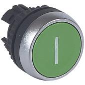 Кнопка управления с пружинным возвратом ∅ 22,3 Osmoz для компл. потайная головка без подсв. зеленый с маркеровкой ''I'' 023809 Legrand
