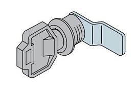 Замок с ключом для шкафов SR  AA8001 ABB