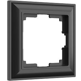 Рамка одноместная Fiore черный матовый IP20 W0012208 Werkel