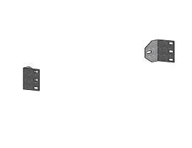 Комплект кронштейнов (2шт.) для Din-рейки для ВРУ Unit PROxima mb-15-kd EKF