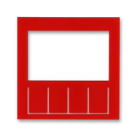 Панель сменная на накладку терморегулятора / таймера красный LEVIT 2CHH910011A8065 ABB