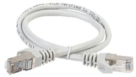 ITK Коммутационный шнур (патч-корд), кат.6 FTP, LSZH, 0,5м, серый (PC01-C6FL-05M)