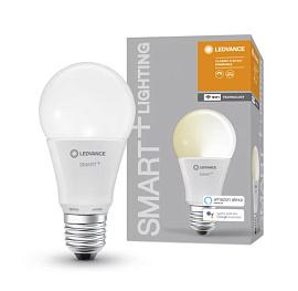 Лампа светодиодная 9Вт E27 2700К 806лм диммируемая LEDVANCE SMART+ A WiFi 4058075485358