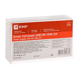 Блок питания 24В DR-15W-24 dr-15w-24 EKF PROxima