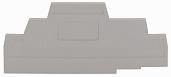 Пластина торцевая и промежуточная, серый для 3-х уровневых клемм 280-303 /25 шт/ WAGO