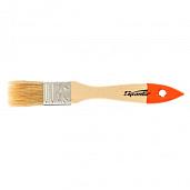Кисть плоская Slimline 1" (25 мм), натуральная щетина, деревянная ручка  SPARTA 824205