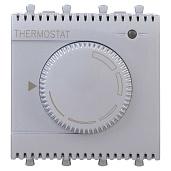 Терморегулятор (термостат) модульный Avanti 2 модуля для теплых полов Закаленная сталь 4404162 DKC