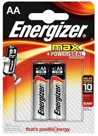 Батарейка (элемент питания) MAX Alkaline LR06 BL-2 АА E300157000 Energizer