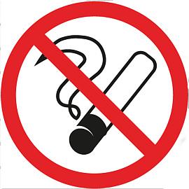Наклейка курить запрещено 200х200 Rexant 56-0035
