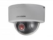 Камера видеонаблюдения (видеокамера наблюдения) IP уличная купольная 2Мп компактная, объектив 2.8 - 12мм, 4x, с функцией поворота/наклона DS-2DE3204W-DE HikVision