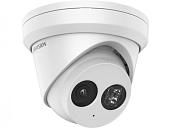 Камера видеонаблюдения (видеокамера наблюдения) уличная купольная IP 8Мп с EXIR-подсветкой до 30м, объектив 4мм DS-2CD2383G2-IU(4mm) Hikvision