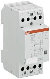 Модульный контактор с ручным управлением EN24-30 (24А AC1) катушка 230 AC/DC  GHE3261501R0006 ABB