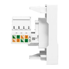 Розетка RJ45 кат. 5e, 2 модуля EKF