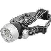 Фонарь налобный NPT-H01-3AAA 4 реж. 25LED, блист.   94946 Navigator