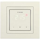 Терморегулятор для теплого пола сенсорный, 16А, 3000ВА, 5…+40°C, Terneo s unic (слоновая кость)