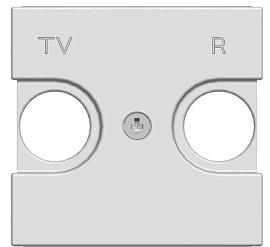 Накладка для TV-R розетки телевизионной 2 модуля шампань Zenit 2CLA225080N1901 ABB