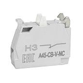 Контактный блок OptiSignal D22 A45-CB-V-NC 1НЗ винтовой зажим ZBE102 332201 КЭАЗ