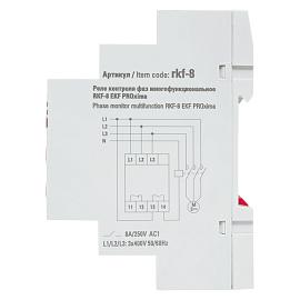 Реле контроля фаз многофункциональное RKF-8 EKF PROxima