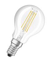 Лампа светодиодная 5 Вт E14 P45 4000К 600Лм прозрачная 230В шар STAR Classic 4058075212480 Osram