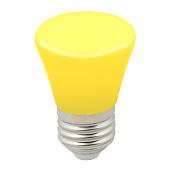 Лампа светодиодная 1 Вт E27 С45 120Лм матовая 220В Колокольчик цвет желтый LED UL-00005641 Volpe