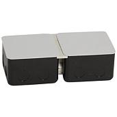 Коробка монтажная DLP/Mosaic 6 модулей для выдвижного розеточного блока металл черный 054002 Legrand