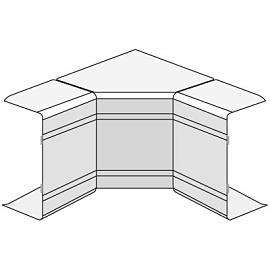 Угол внутренний изменяемый белый NIAV 120x80 (70-120°) 01734 DKC