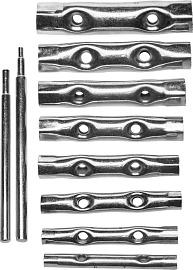 Набор : Ключи трубчатые, 6-22мм, 10 предметов DEXX 27192-H10