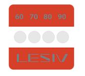 Термоиндикаторные наклейки «Четыре температуры» Температурная шкала 50-60-70-80°C 6 шт l-Mark-4T-50-60-70-80-R Lesiv