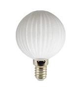 Лампа накаливания шар с колбой "Иней" GG60 40 Wt E14 WHITE Comtech (9м)