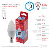 Лампа светодиодная LED B35 10W 840 E14 R диод, свеча, 10Вт, нейтральный свет, E14 Б0049642 ЭРА