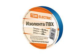 Изолента ПВХ 0,13*15мм Синяя 20м SQ0526-0015 TDM