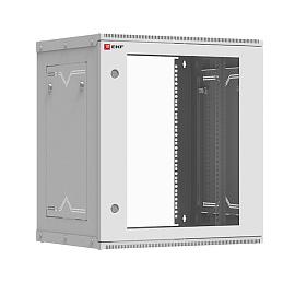 Шкаф телекоммуникационный настенный разборный 12U (600х450) дверь стекло, Astra A серия Basic ITB12G450D EKF