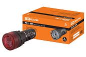 Сигнализатор звуковой AD22-22M/r31 d22 мм (LED) индикация 220В AC красный TDM