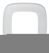 Рамка для розеток и выключателей Valena ALLURE 1 пост универсальная белое стекло 755541 Legrand