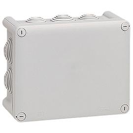 Коробка прямоугольная - 155x110x74 - Программа Plexo - IP 55 - IK 07 - серый - 10 кабельных вводов - 750 °C 092042 Legrand