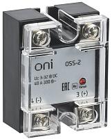 Реле твердотельное OSS-2 25А 380В AC 3-32В DC OSS-2-3-25-B ONI