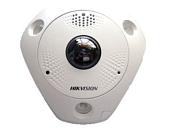 Камера видеонаблюдения (видеокамера наблюдения) IP (рыбий глаз) 6Мп, объектив 1,27 мм, ИК-подсветка до 15м DS-2CD6365G0E-IVS(1.27mm) (B) HikVision