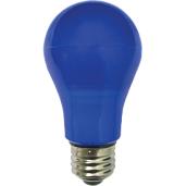 Лампа светодиодная 8 Вт E27 A55 220В грушевидная синяя Color K7CB80ELY ECOLA