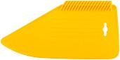 Шпатель прижимной, для разглаживания обоев, пластиковый, желтый 280 мм 06900 FIT РОС