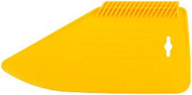 Шпатель прижимной, для разглаживания обоев, пластиковый, желтый 280 мм 06900 FIT РОС