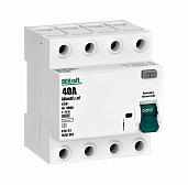 Выключатель дифференциального тока 40А 4П четырехполюсный 6кА 300мА тип AC УЗО-03 14251DEK DEKraft