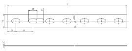 Полоса перф. ПП40 2000 мм К107 (2 мм) pp402000-2 EKF