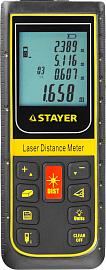 Лазерный дальномер (рулетка) PRO-Control (дальность 100м; точность 2 мм) STAYER 34959