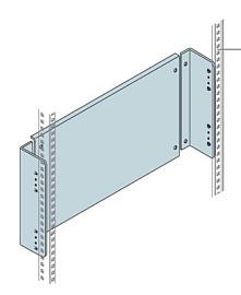 Плата монтажная для аппаратов 400x800мм  EH4085 ABB