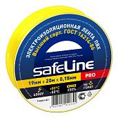 Изолента ПВХ желтая 19х20м 9367 Safeline