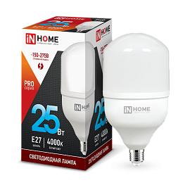 Лампа светодиодная LED-HP-PRO 25Вт 230В E27 4000К 2250Лм 4690612031057 IN HOME